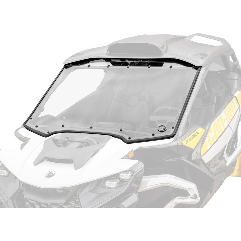 Can Am Maverick R Scratch Resistant Full Windshield Scratch Resistant Polycarbonate (Clear)