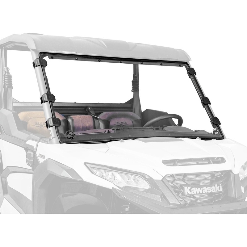 Kawasaki Ridge Full Windshield Standard Polycarbonate (Clear)