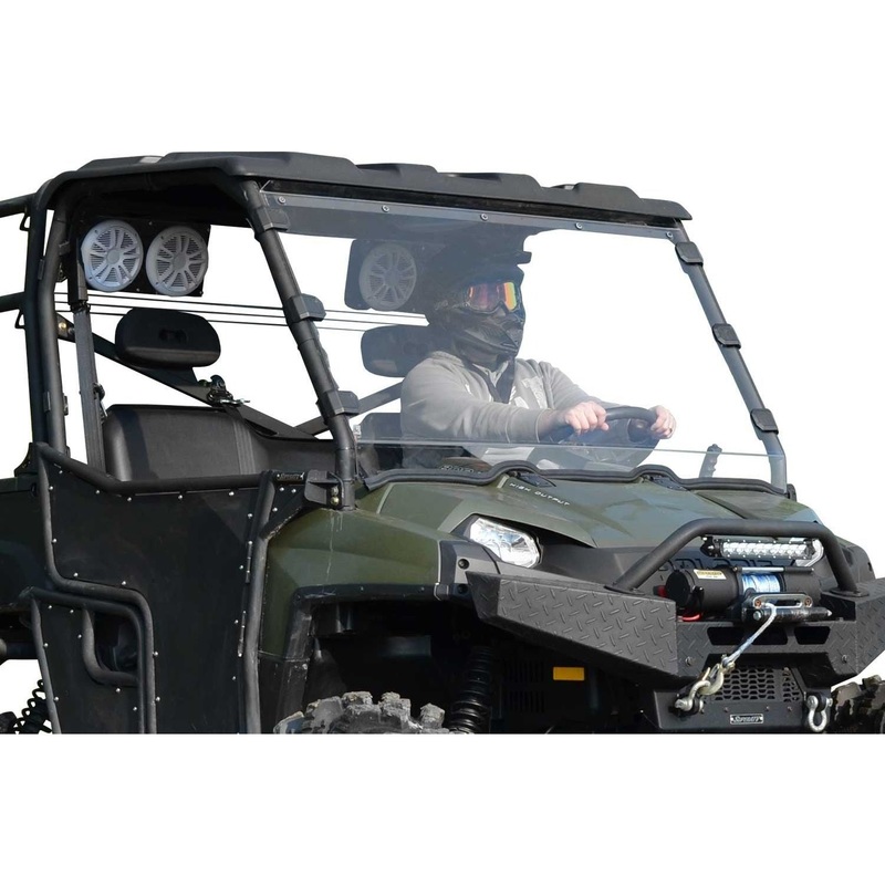 Polaris Ranger 570 Full-Size Fulll Windshield Standard Polycarbonate (Clear)