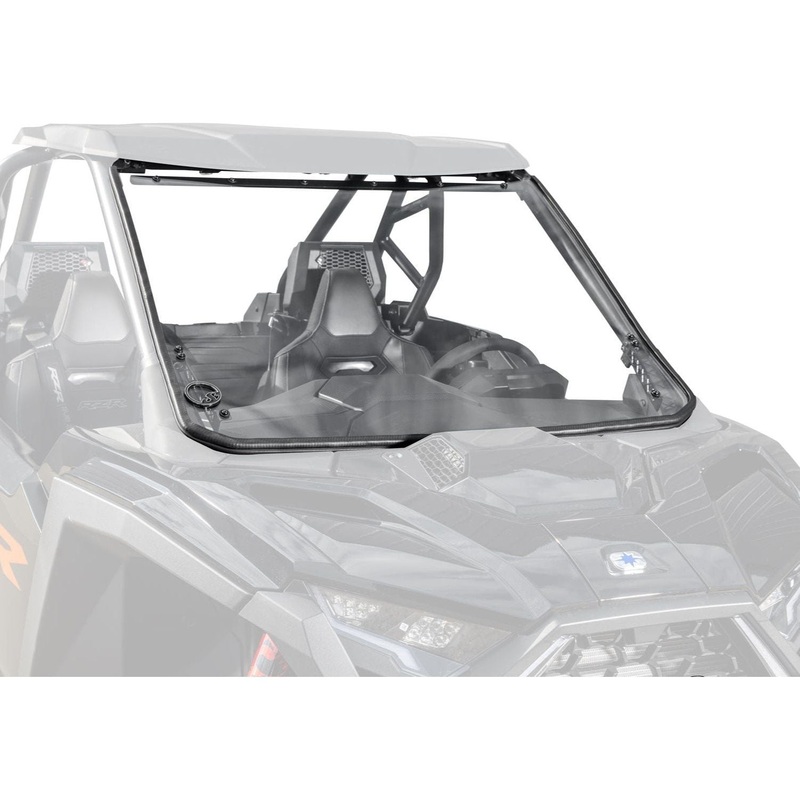 Polaris RZR Pro S Scratch-Resistant Full Windshield Scratch Resistant Polycarbonate (Clear)