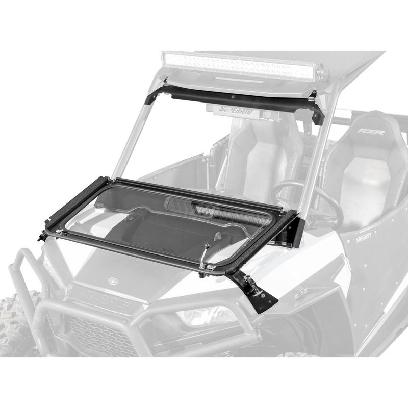 Polaris RZR XP 1000 Flip Down Glass Windshield 2014-2018 Driver’s Side Wiper