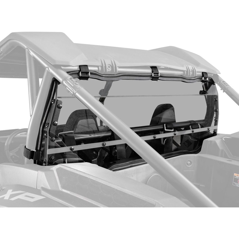Polaris RZR XP Rear Windshield Standard Polycarbonate (Clear)