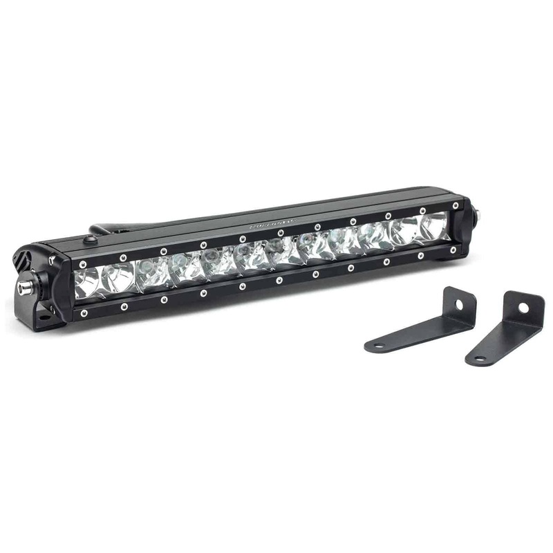 12″ LED Single Row Light Bar Universal Mounting Brackets