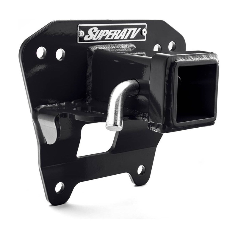 Polaris RZR Turbo S Rear Receiver Hitch Black