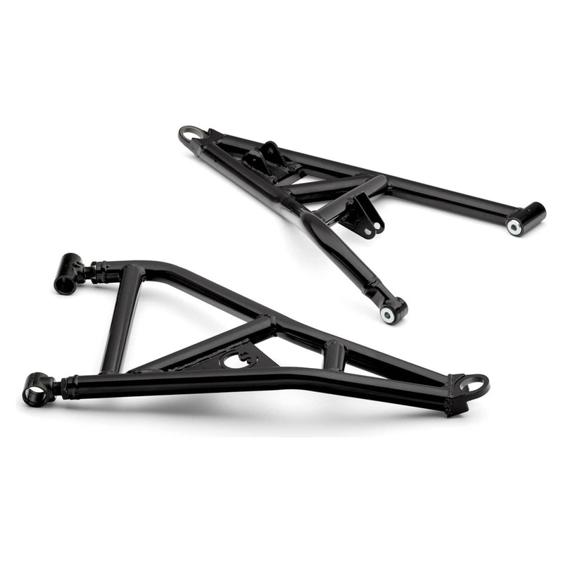 Polaris RZR XP 1.5″ Forward Offset A-Arms Black No Ball Joints