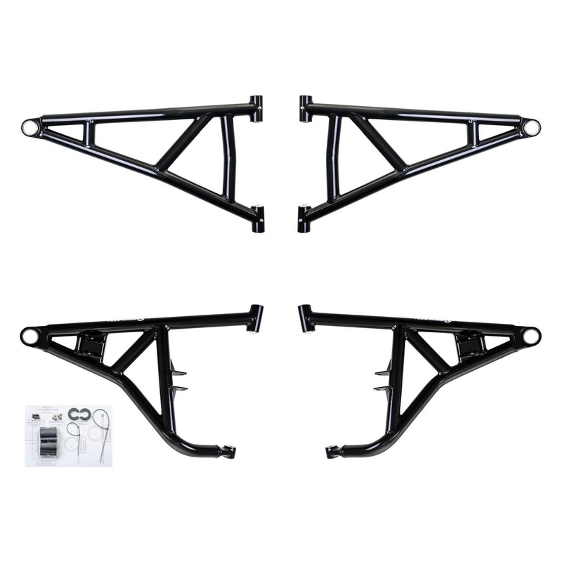 Polaris RZR XP 1000 Non-Adjustable High Clearance A-Arms Lower A-Arms ONLY Black No Ball Joints