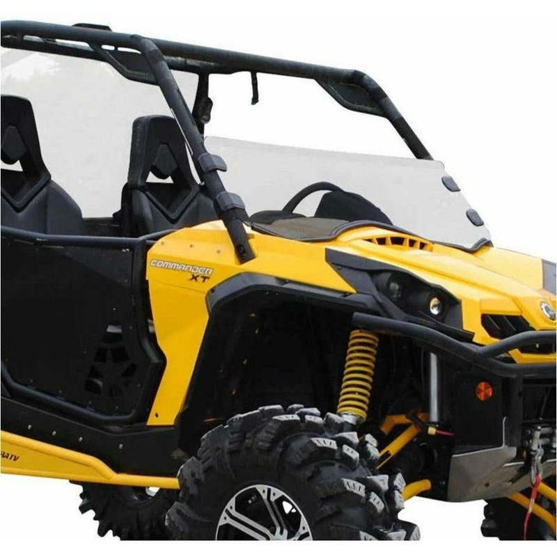 Can Am Commander Half Windshield 2011-2020 Scratch Resistant Polycarbonate (Clear)