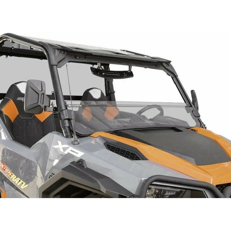 Polaris General Half Windshield Scratch Resistant Polycarbonate (Light Tint)