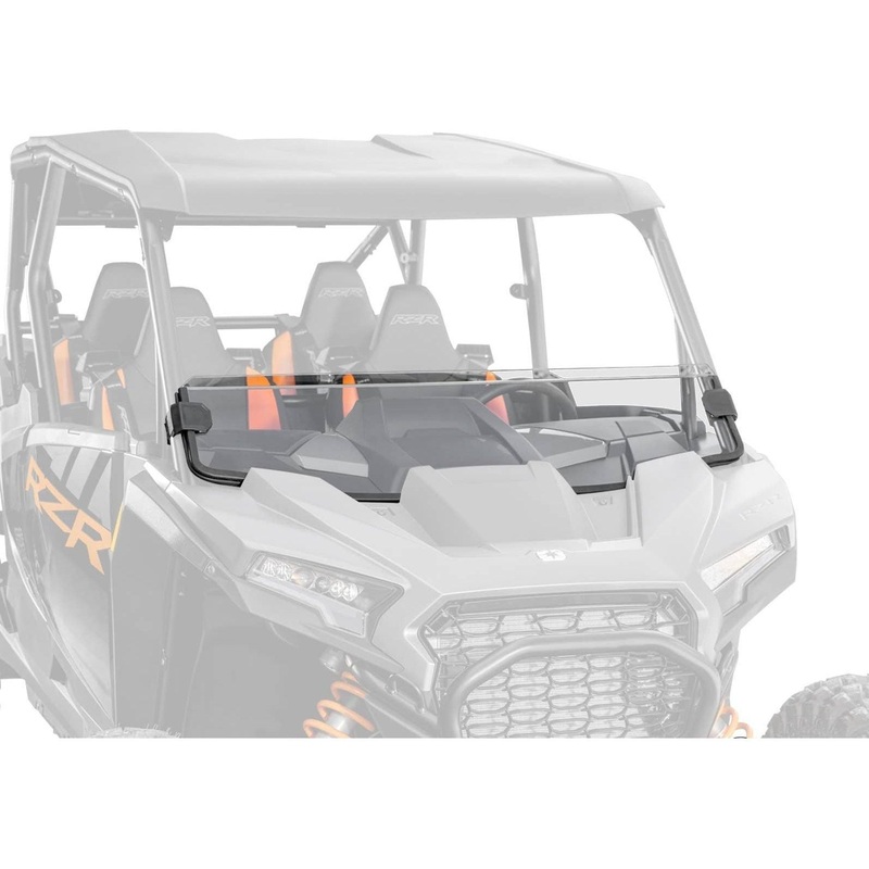 Polaris RZR XP 1000 Half Windshield 2014-2018 Standard Polycarbonate (Clear)