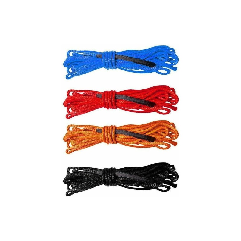 Synthetic Winch Rope Replacement 3500 lb. Black
