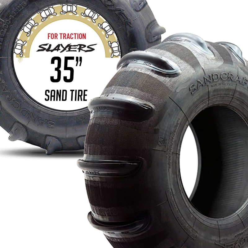 35″ x 13.5″ x 15″ – Single SLAYER Rear Paddle Tire (10-20 Paddle Options) 10 Paddle