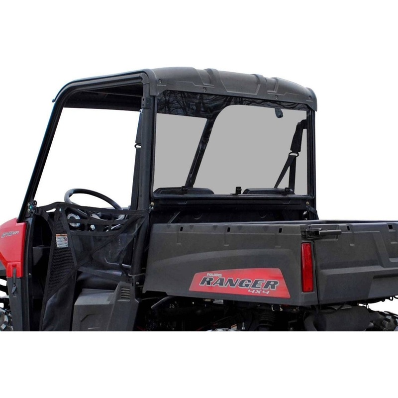 Polaris Ranger Midsize (2015+) Rear Windshield Standard Polycarbonate (Clear)