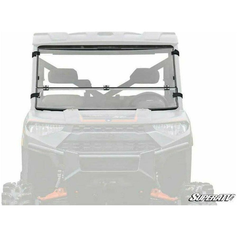 Polaris Ranger XP 570 Scratch Resistant Flip Down Windshield Standard Polycarbonate (Clear)