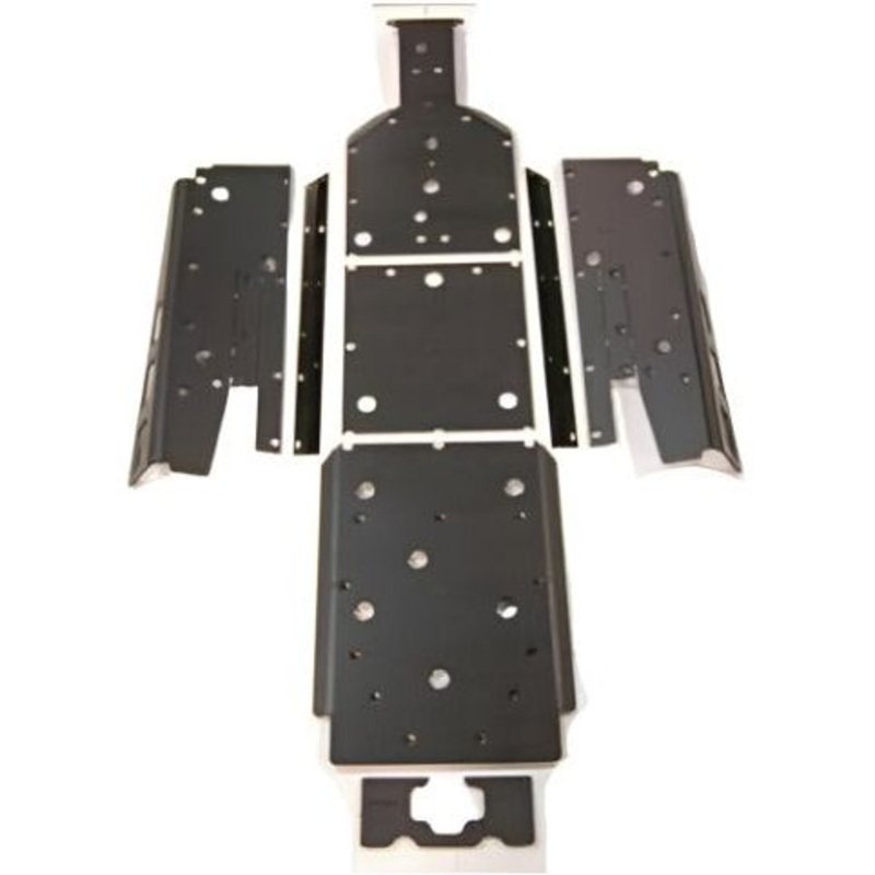 Polaris RZR Full Skid Plate with Sliders 2014-2015 Standard Black