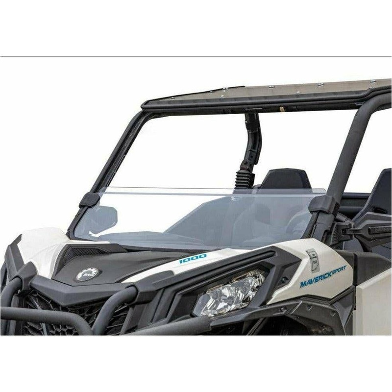 Can Am Maverick Sport Half Windshield Scratch Resistant Polycarbonate (Clear)