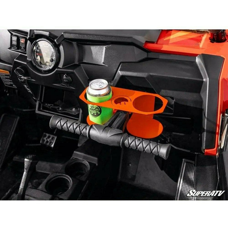 Polaris RZR Grab Bar Cup Holder Black