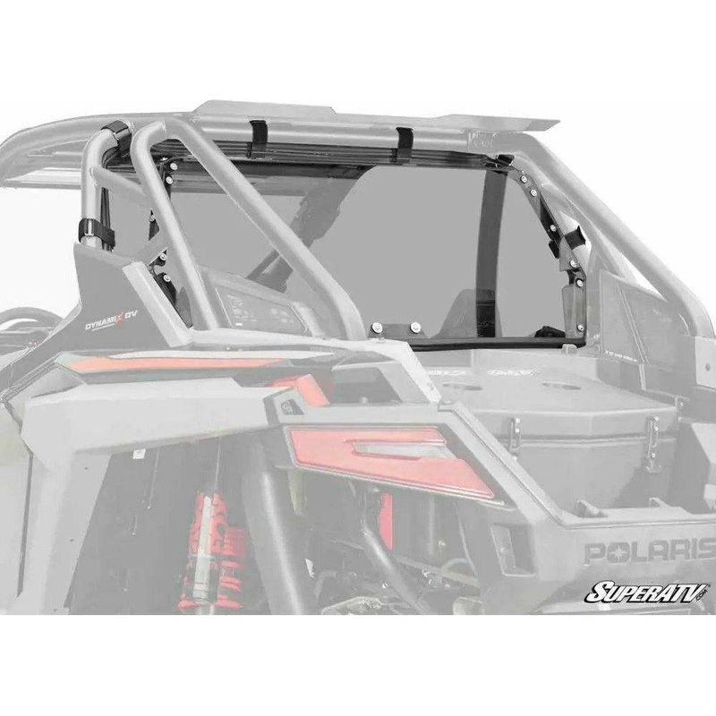 Polaris RZR Turbo R Rear Windshield Standard Polycarbonate (Light Tint)