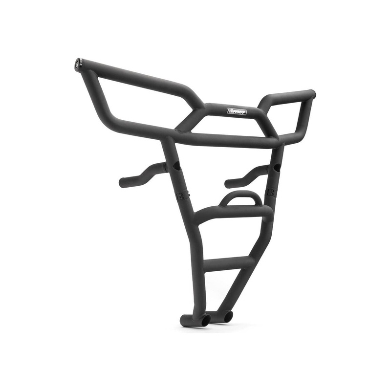 Polaris RZR XP 1000 Rear Bumper with Receiver Hitch 2014-2017 (16mm) Black Black Hitch Receiver