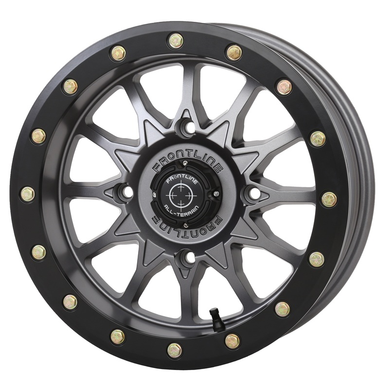 223 Beadlock Wheel (Gun Metal Grey) 4×137 14×7 (10mm)
