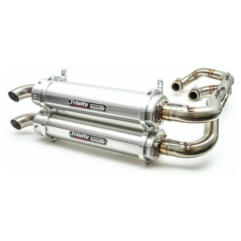 Polaris General / RZR S 1000 Slip On Exhaust Brushed