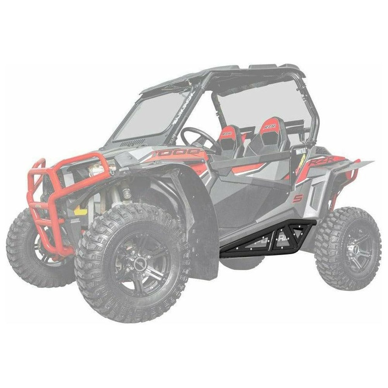 Polaris RZR Trail S 1000 Heavy Duty Tube Rock Sliders Black