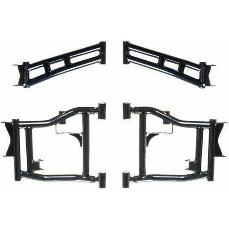 Polaris RZR Trail S 1000 High Clearance 1.5″ Rear Offset A-Arms Black