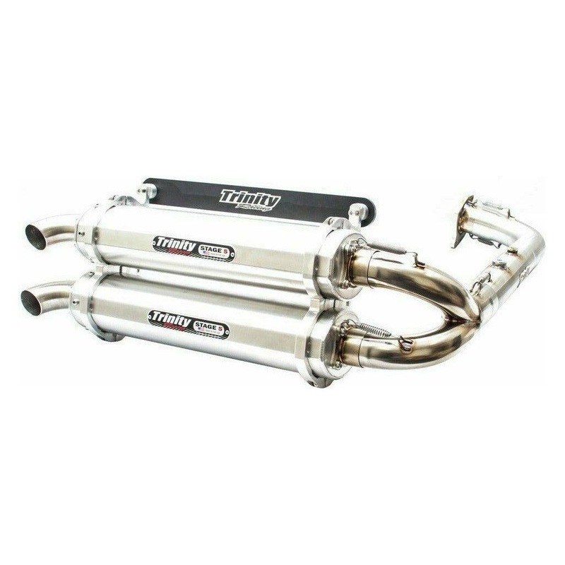 Polaris RZR Turbo Full Exhaust Brushed