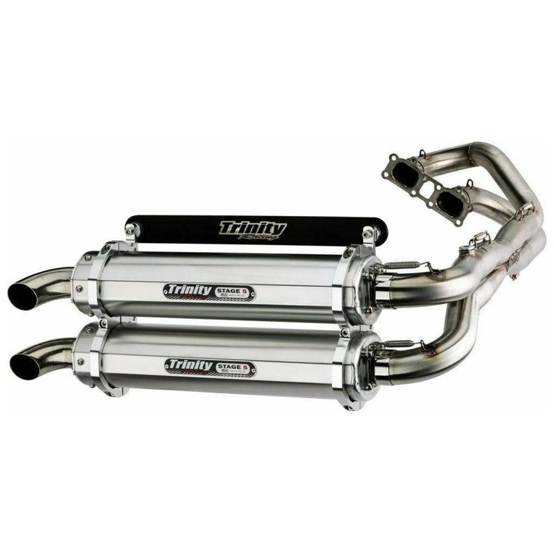 Polaris RZR XP 1000 Full Exhaust Brushed