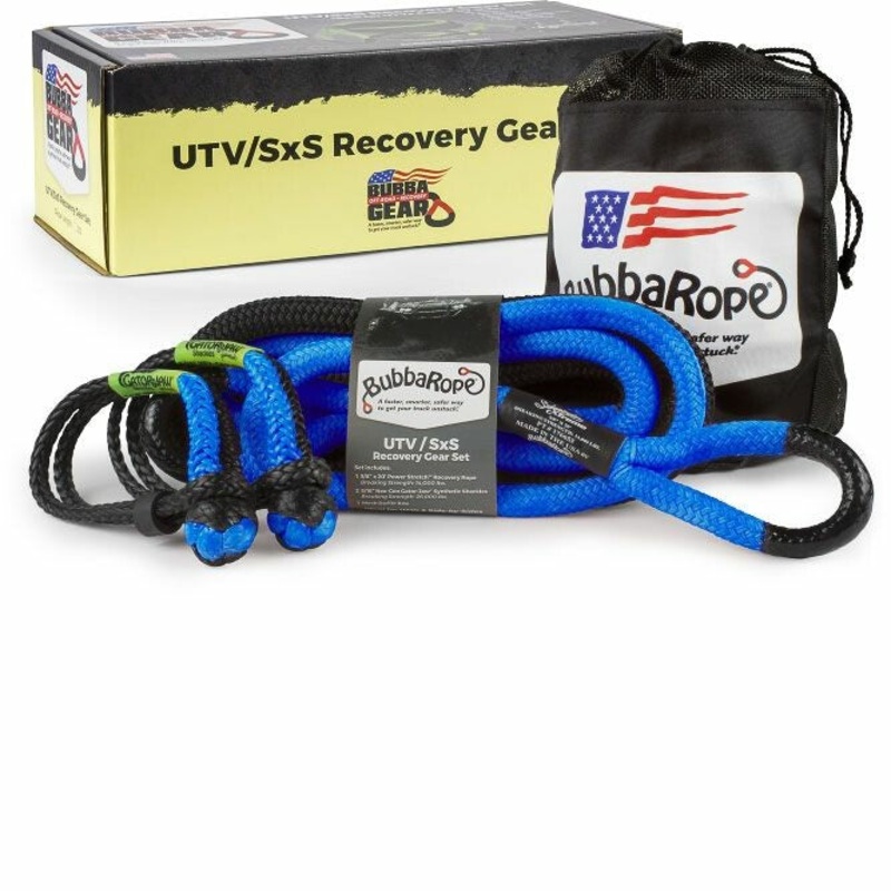 BUBBA ROPES UTV RECOVERY GEAR SET Black/Green