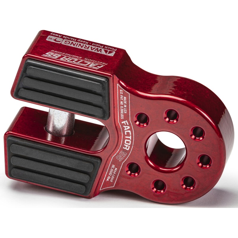 FLATLINK XTV WINCH SHACKLE Red
