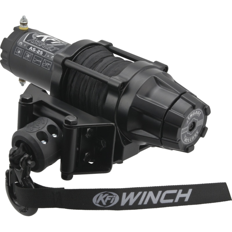 KFI AS-25 2500LB SYNTHETIC ASSAULT SERIES WINCH