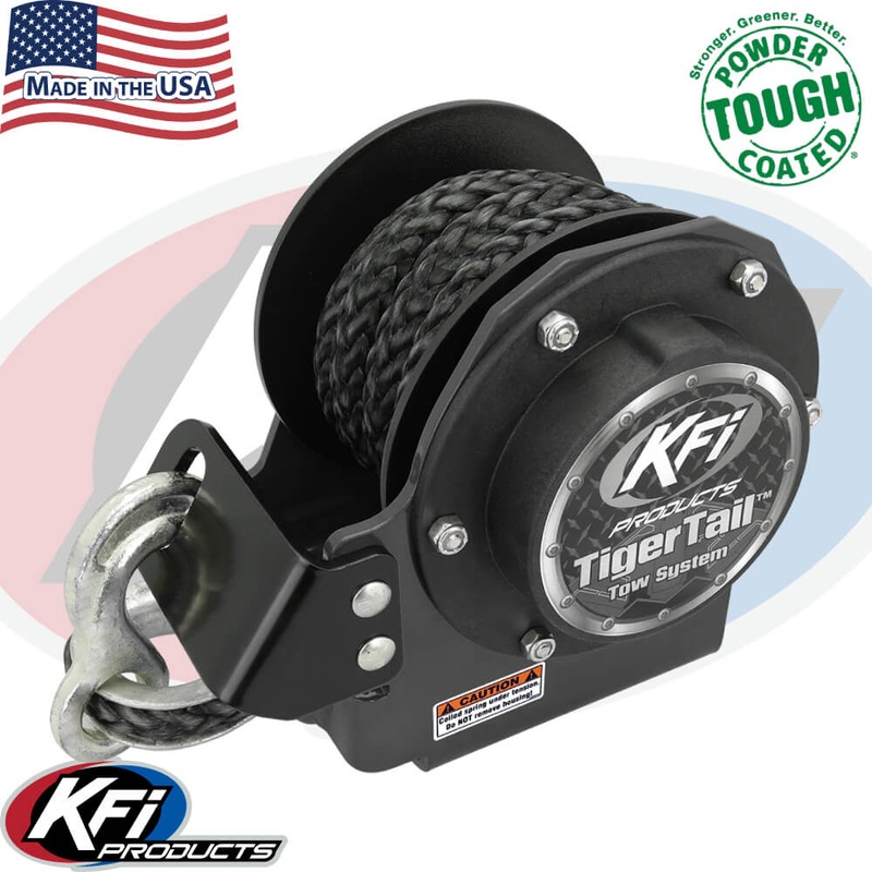 KFI Tiger Tail Tow System (Multiple Color Options) BLACK NO THANK YOU