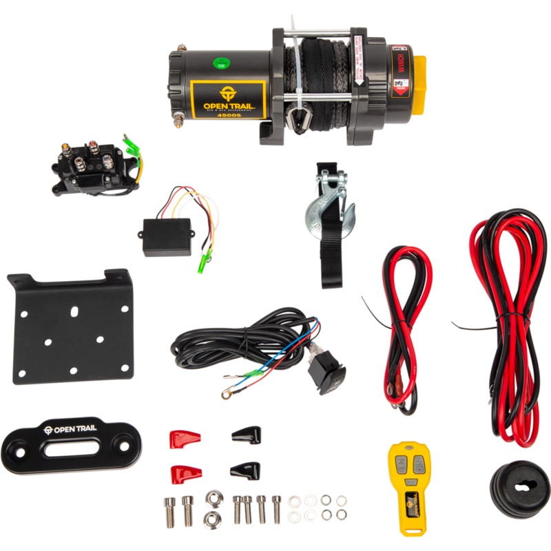 Open Trail 4500LB SYNTHETIC ROPE WINCH