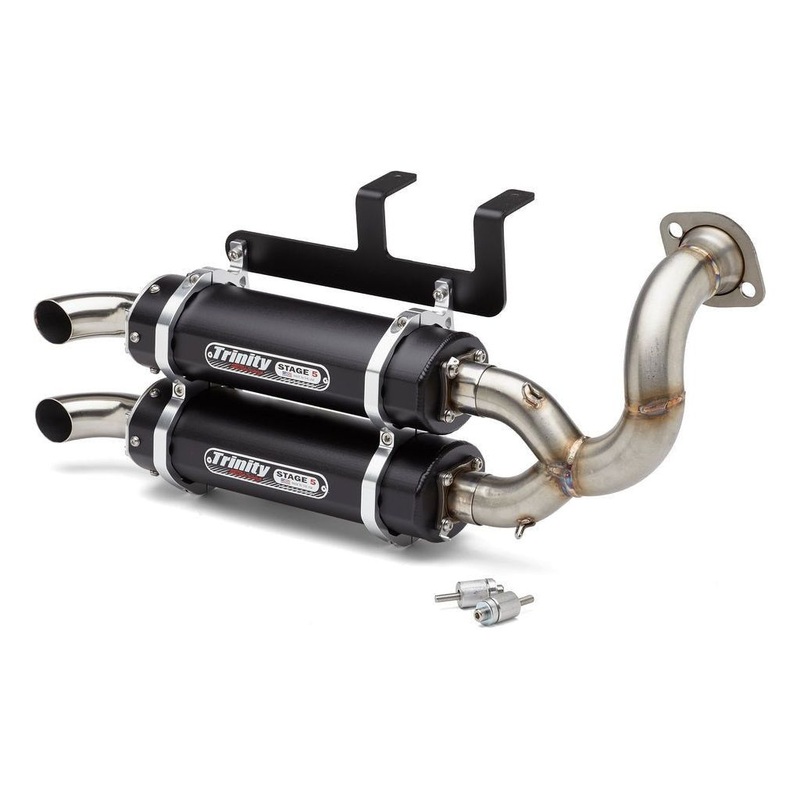 Polaris General XP 1000 Slip On Exhaust Brushed