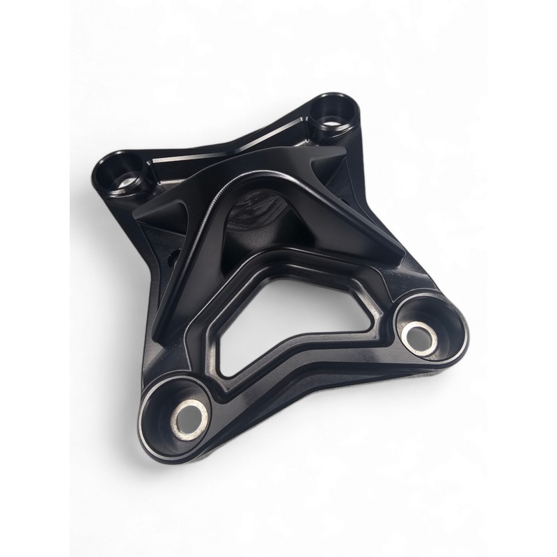 2017 to current Can Am X3 Maverick 6 bolt EOD XL Radius Rod Plate with Tow Hook Black