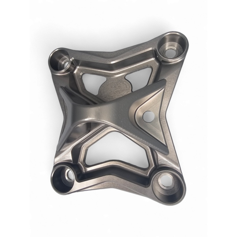 2017 to current Can Am X3 Maverick 6 bolt EOD XL Radius Rod Plate with Tow Hook Gun Metal