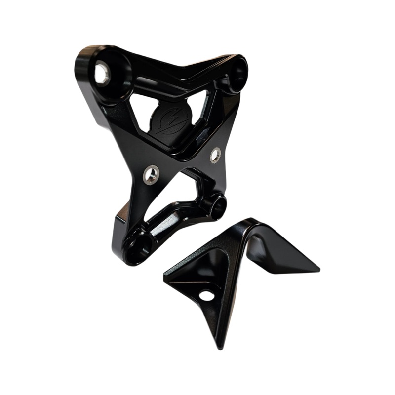 Can Am X3 (2017-2021) Radius Rod Plate with Tow Hook Black