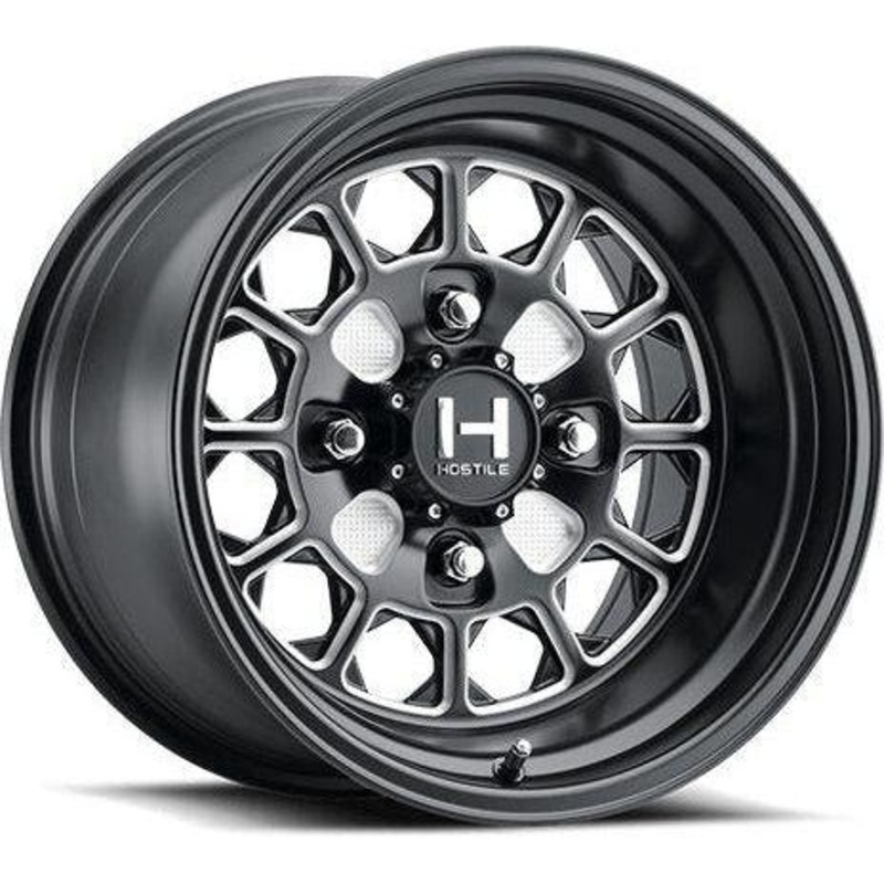 H125 Pismo UTV Wheel (Satin Black Milled) 4×137 15×7 (13mm)