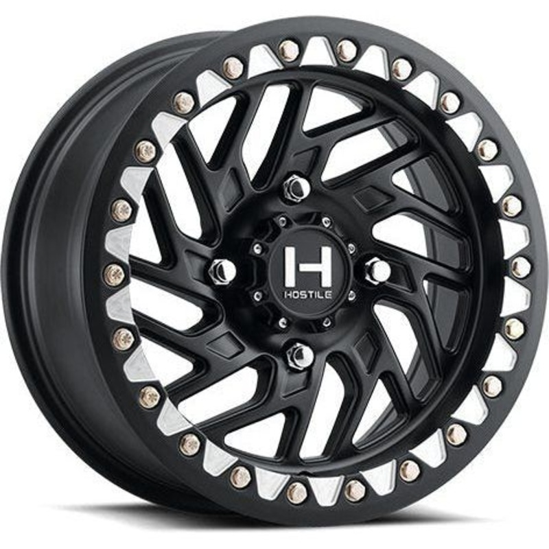 H316 Jigsaw UTV Beadlock Wheel (Satin Black) 4×137 15×7 (13mm)