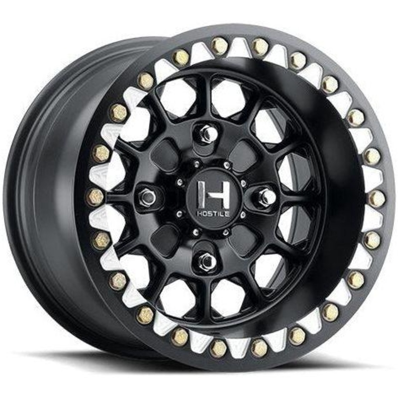 H325 Pismo UTV Beadlock Wheel (Satin Black) 4×137 15×7 (13mm)