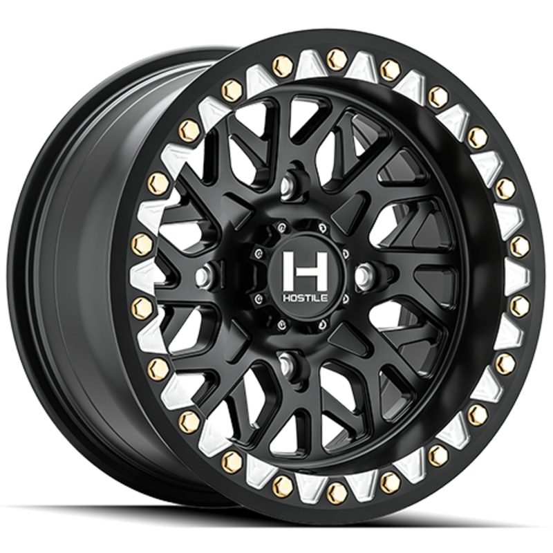 H333 Glamis UTV Beadlock Wheel (Asphalt) 4×137 15×7 (13mm)