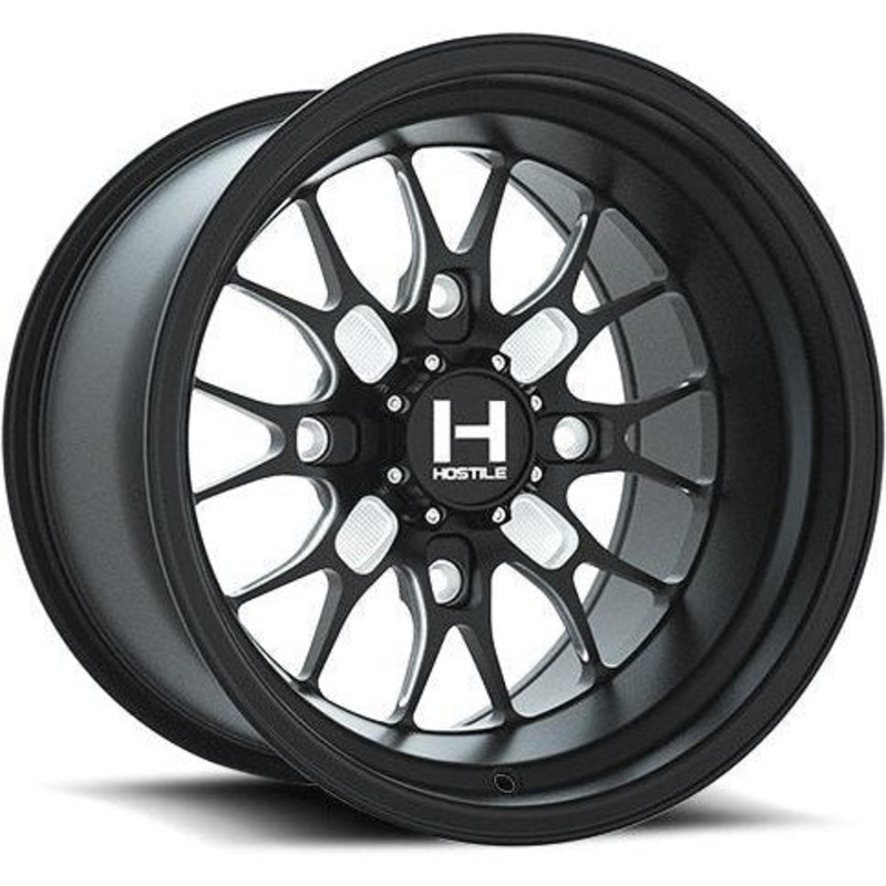 HF11 Boost UTV Forged Wheel (Satin Black/Blade Cut) 4×137 15×7 (13mm)