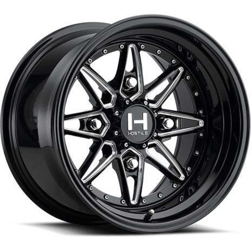 HF12 Blaster UTV Forged Wheel (Gloss Black Milled) 4×137 15×7 (13mm)