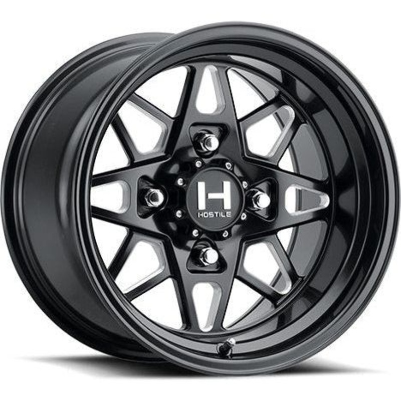 HF14 Holeshot UTV Forged Wheel (Satin Black Milled) 4×137 15×7 (13mm)