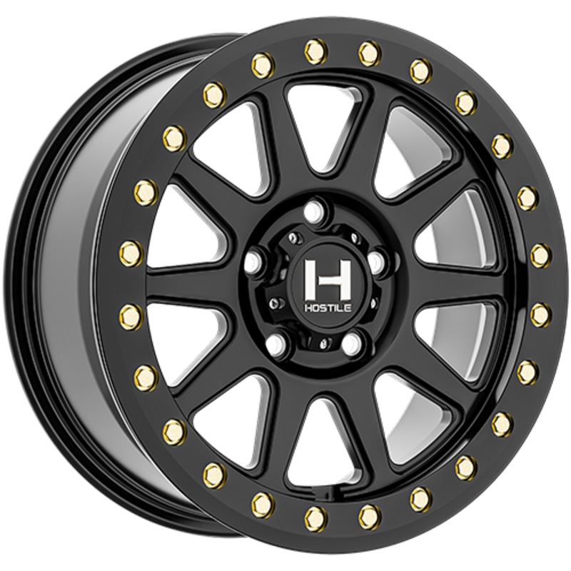HF23 Baja UTV Forged Beadlock Wheel (Satin Black) 5×114.3 15×6 (38mm)