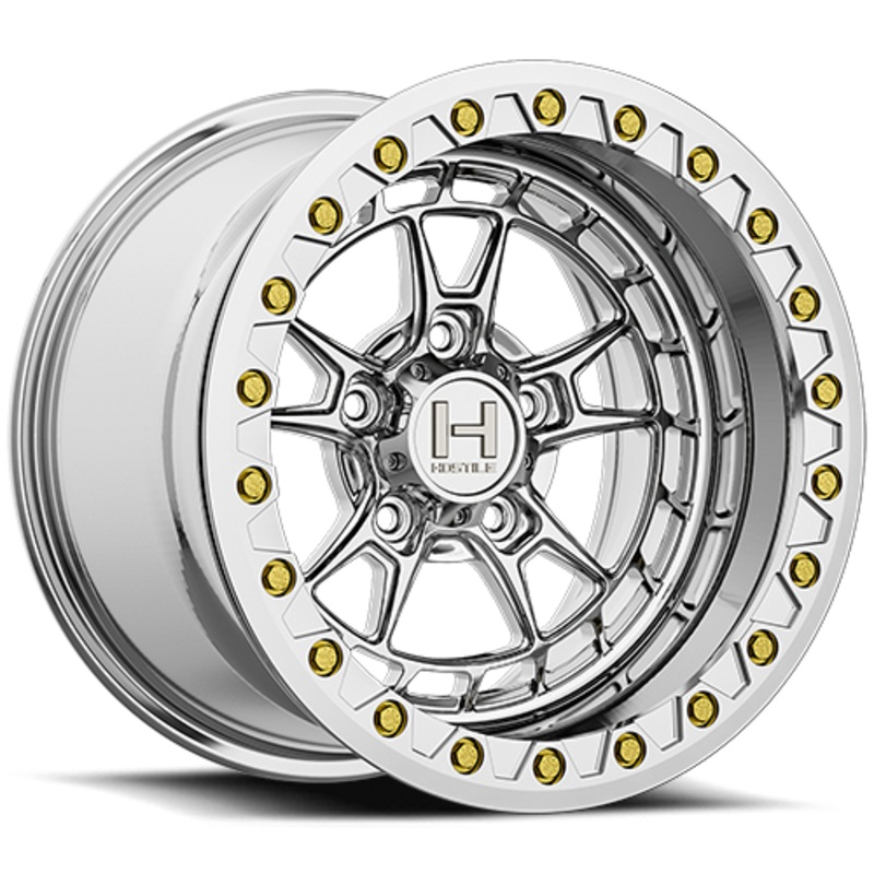 HF32 Rival Beadlock UTV Forged Wheel (Polished) 5×114.3 15×8 (0mm)
