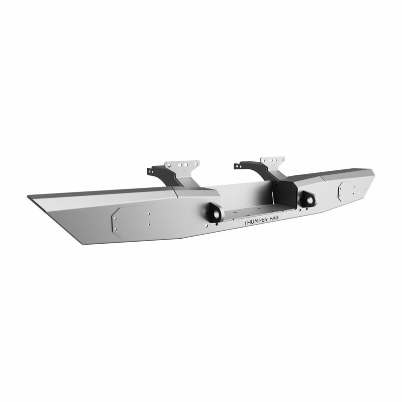 Polaris Ranger XP 1000 Rear Winch Bumper Raw No Light Kit