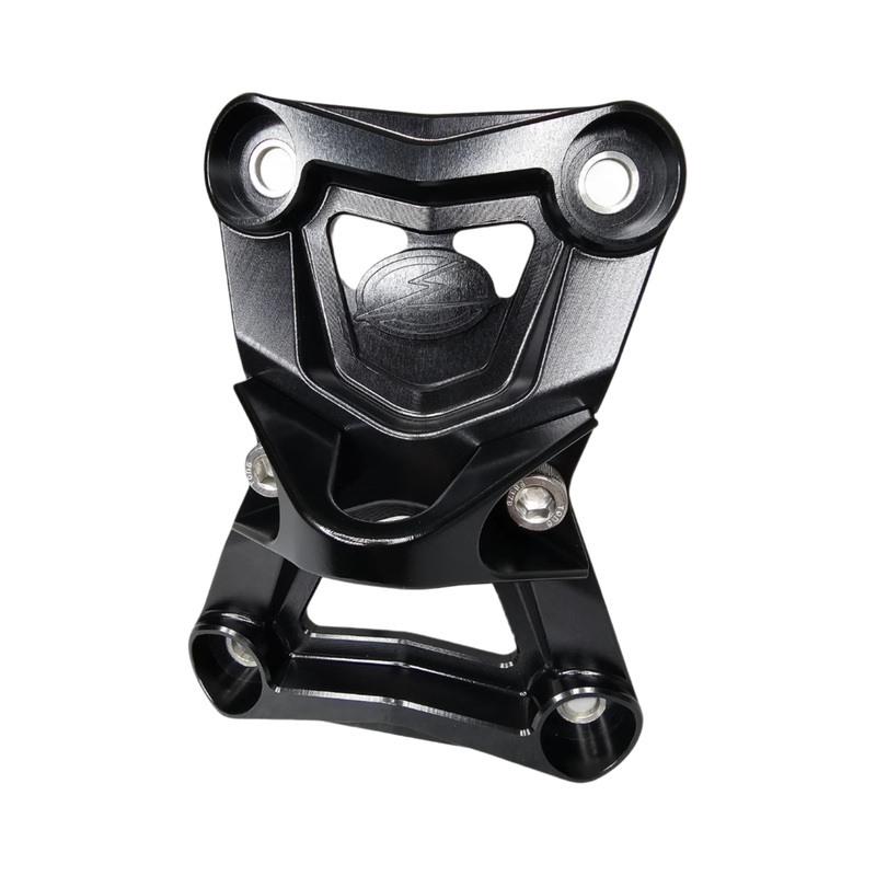 Polaris RZR Pro R / Turbo R Radius Rod Plate with Tow Hook Black