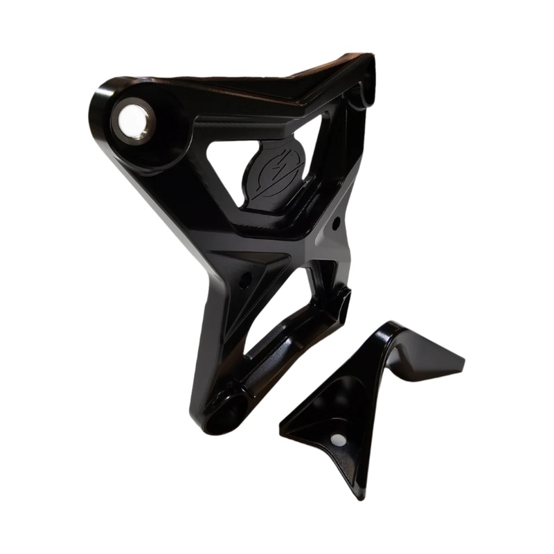 Polaris RZR Pro XP Radius Rod Plate with Tow Hook Black