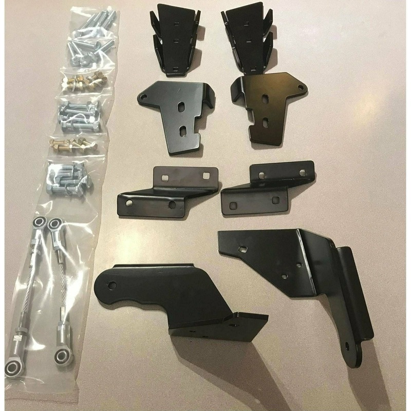 Polaris RZR Pro XP Track Mounting Brackets